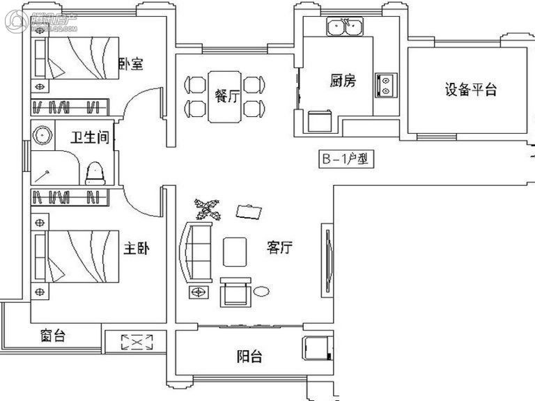 > 彩虹湾户型图