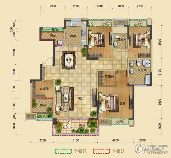 三利麓山城户型图
