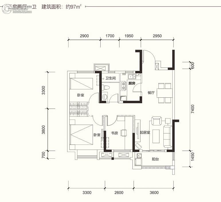 > 华润翡翠城户型图