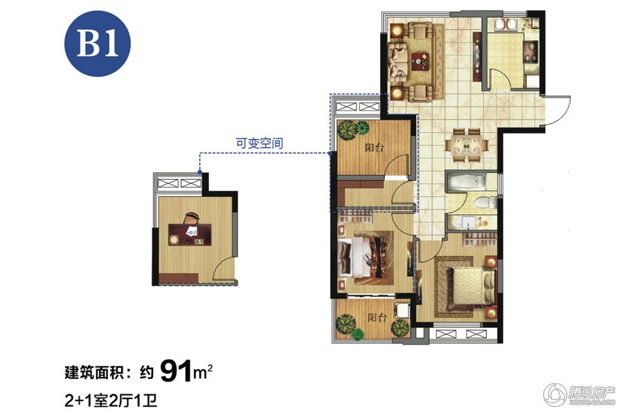  东郡红树湾户型图