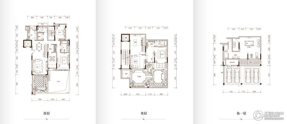 叠墅13幢101约267.29平