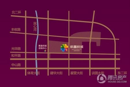 紫晶悦城区位图