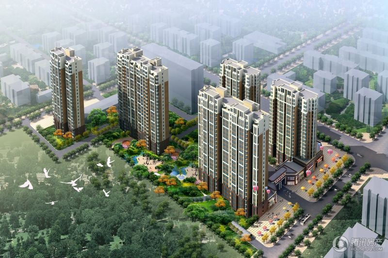 卓达上院鸟瞰图