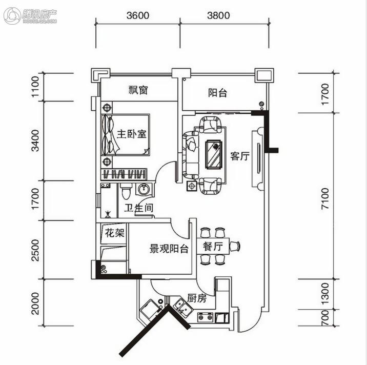 天昌东盟中央城户型图