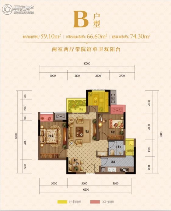 > 康桥融府户型图