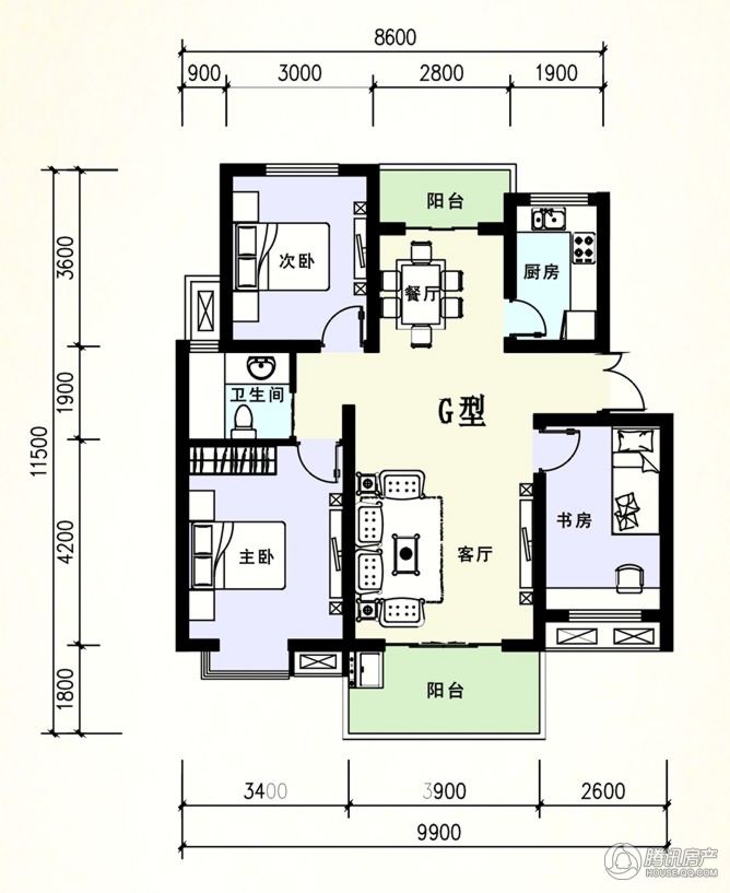 > 三一亚龙湾户型图