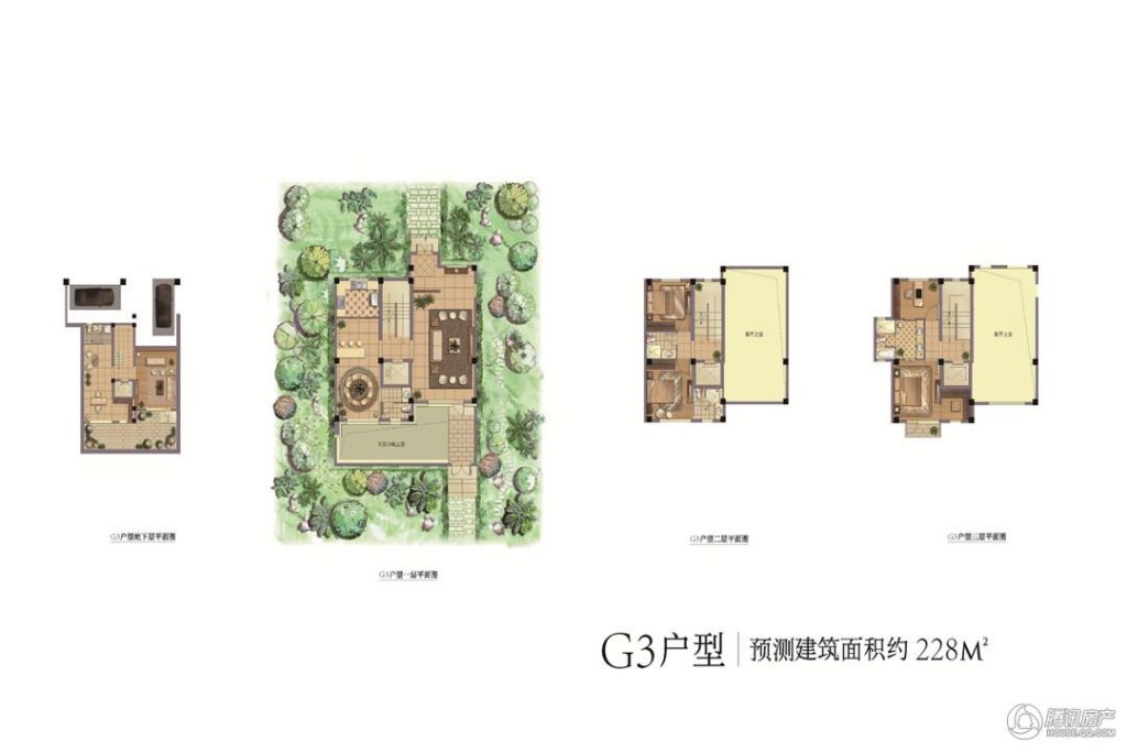 佘山玺樾g3户型228平
