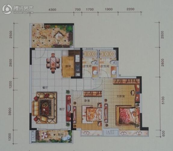 富盈公馆户型图