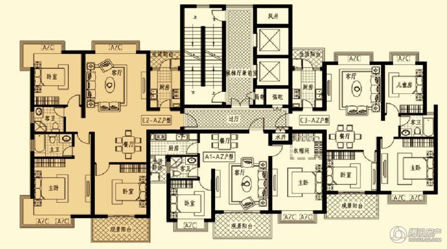 > 集云·文泽府邸户型图