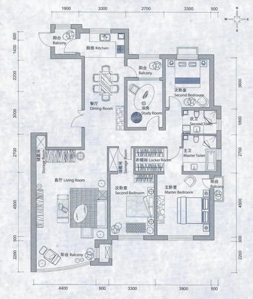 > 君地天城户型图