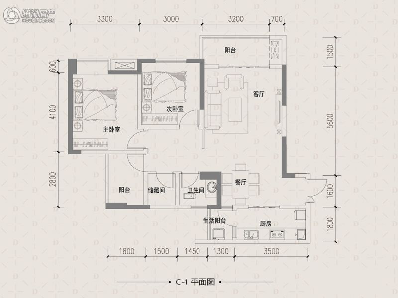 > 富州新城·d街区户型图