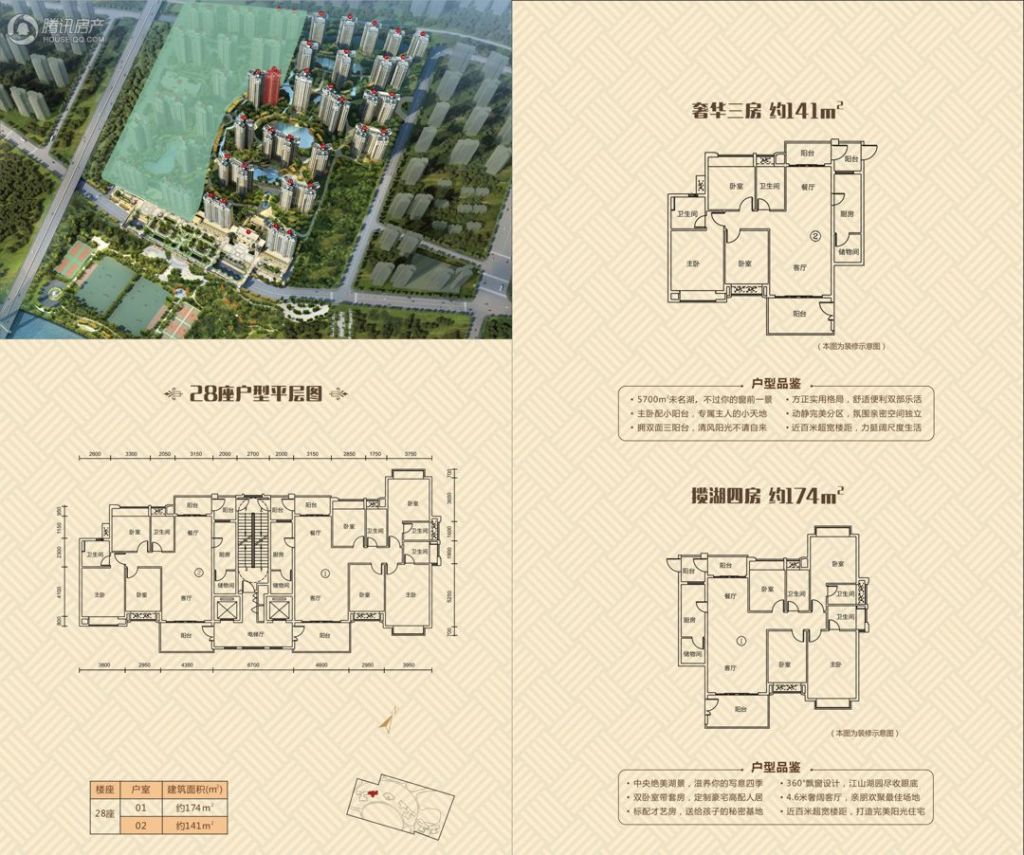 > 北大资源博雅滨江户型图