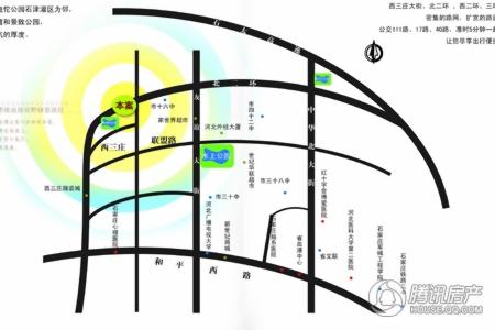 上城尔湾区位图