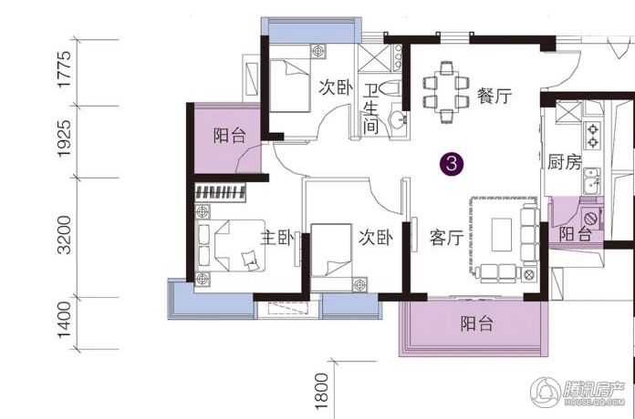 > 上林苑户型图