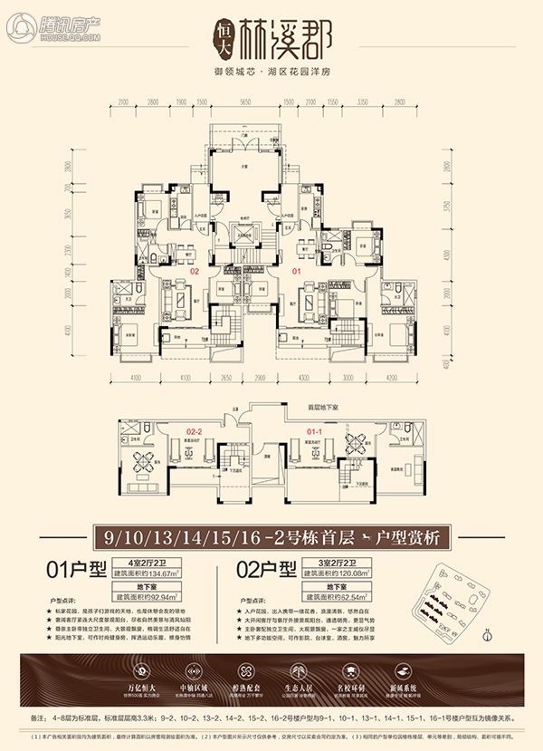 > 株洲恒大林溪郡户型图