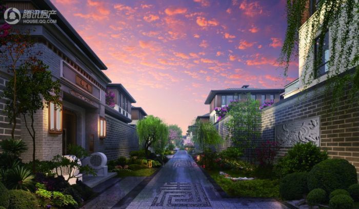 北科建泰禾·丽春湖院子景观效果图