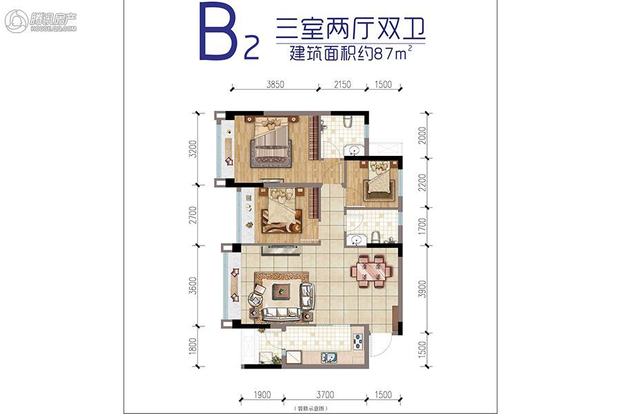 > 棠府锦绣城户型图