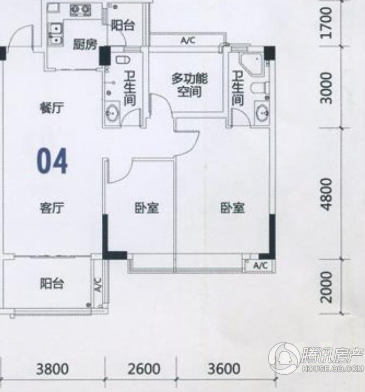 > 丽湖名轩户型图