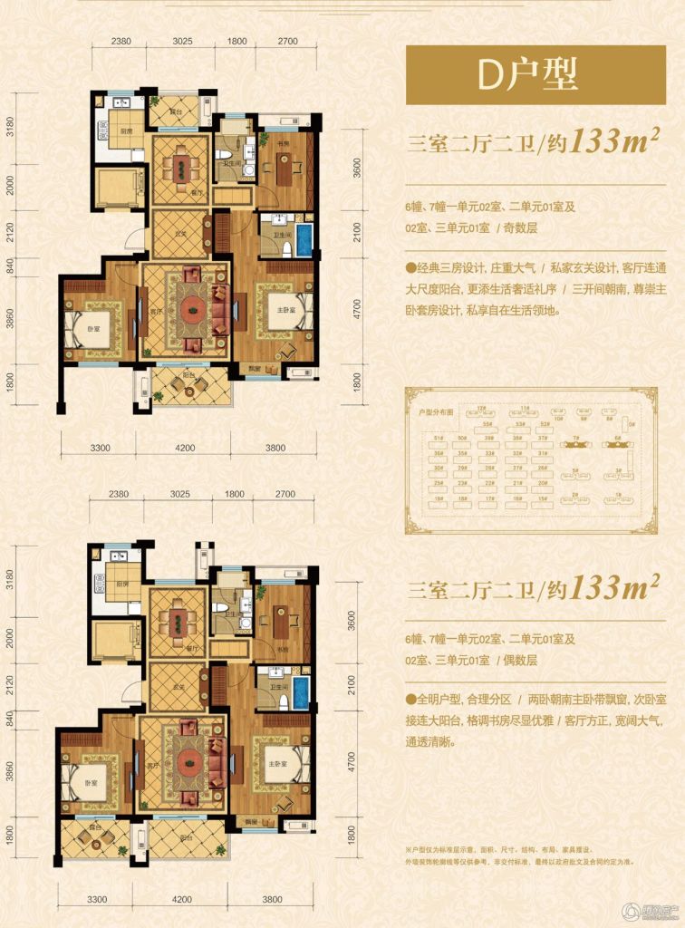 > 滨江金色蓝庭户型图