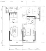 九街十八巷3室2厅1卫110平方米户型图