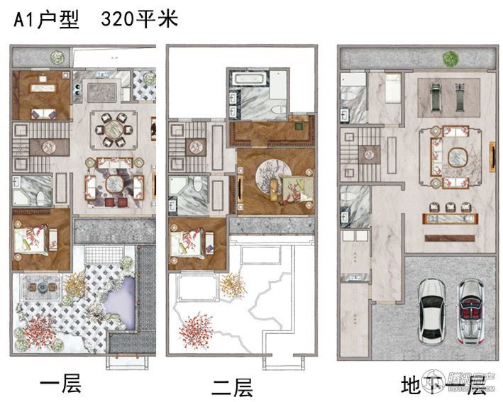 > 绿城南京桃花源户型图