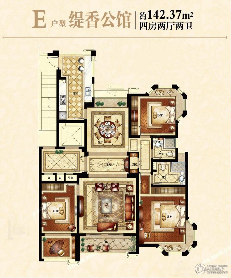 > 华鸿中央城(华鸿锦园)户型图
