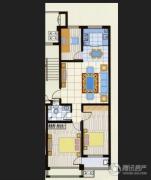 盛德世纪新城3室1厅1卫90平方米户型图