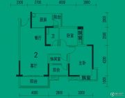 碧桂园城市花园（广州）3室2厅1卫95平方米户型图