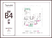兴达・江山领秀3室2厅2卫129平方米户型图
