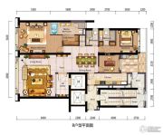 仁恒滨海中心2室2厅4卫0平方米户型图