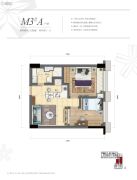 杭州新天地2室2厅2卫55平方米户型图