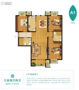 新松・茂樾山3室2厅2卫136--138平方米户型图