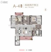 金富・湘江悦城4室2厅2卫0平方米户型图
