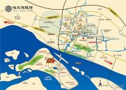 恒大悦珑湾交通图