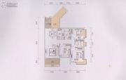 南华时代城3室2厅2卫113平方米户型图