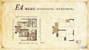 华宇锦绣花城2室2厅1卫80平方米户型图