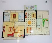 越秀滨海御城3室2厅2卫105平方米户型图