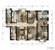 天津大都会4室2厅2卫213平方米户型图