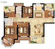 昆山中南世纪城4室2厅2卫143平方米户型图
