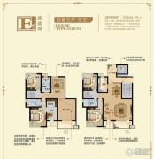 松江运河城4室3厅3卫264平方米户型图