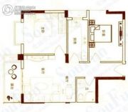 港城国际豪庭2室2厅1卫0平方米户型图