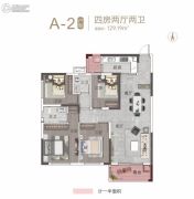 金富・湘江悦城4室2厅2卫0平方米户型图