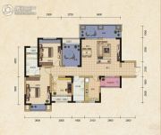 建工紫荆城2期4室2厅2卫120--145平方米户型图