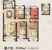 红豆香江豪庭0室0厅0卫0平方米户型图