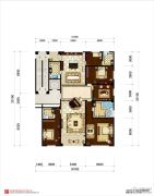 双银国际金融城4室2厅4卫324平方米户型图
