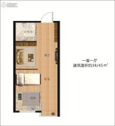 中茂新悦城1室1厅1卫38--45平方米户型图