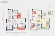 榕江一品3室2厅2卫156平方米户型图