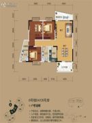 东洲水岸豪庭3室2厅2卫0平方米户型图