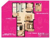 天颐郦城三期3室2厅1卫109平方米户型图