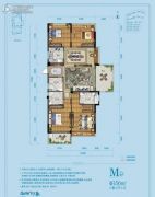佳源湘湖印象4室2厅3卫156平方米户型图